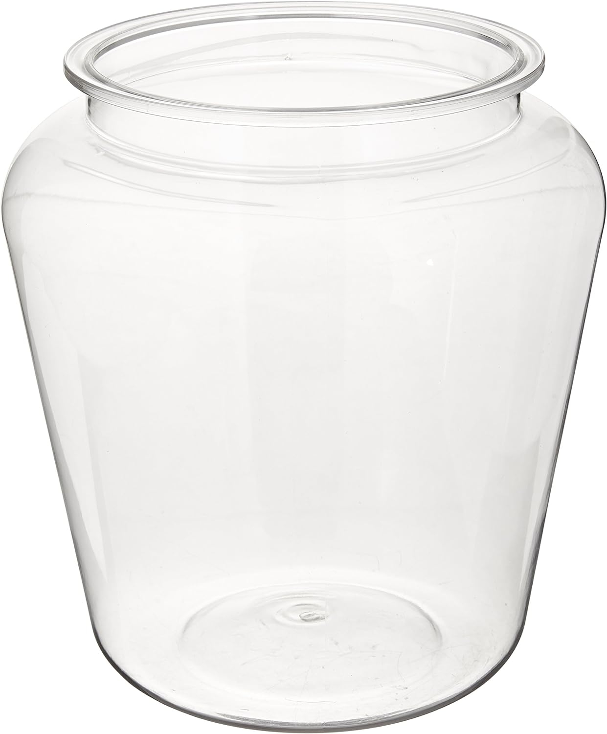 Koller Products 1-Gallon Fish Bowl, Shatterproof Plastic with Crystal-Clear Clarity, 7.25 DIA x 8 H Inches, Model Number: 49146000130