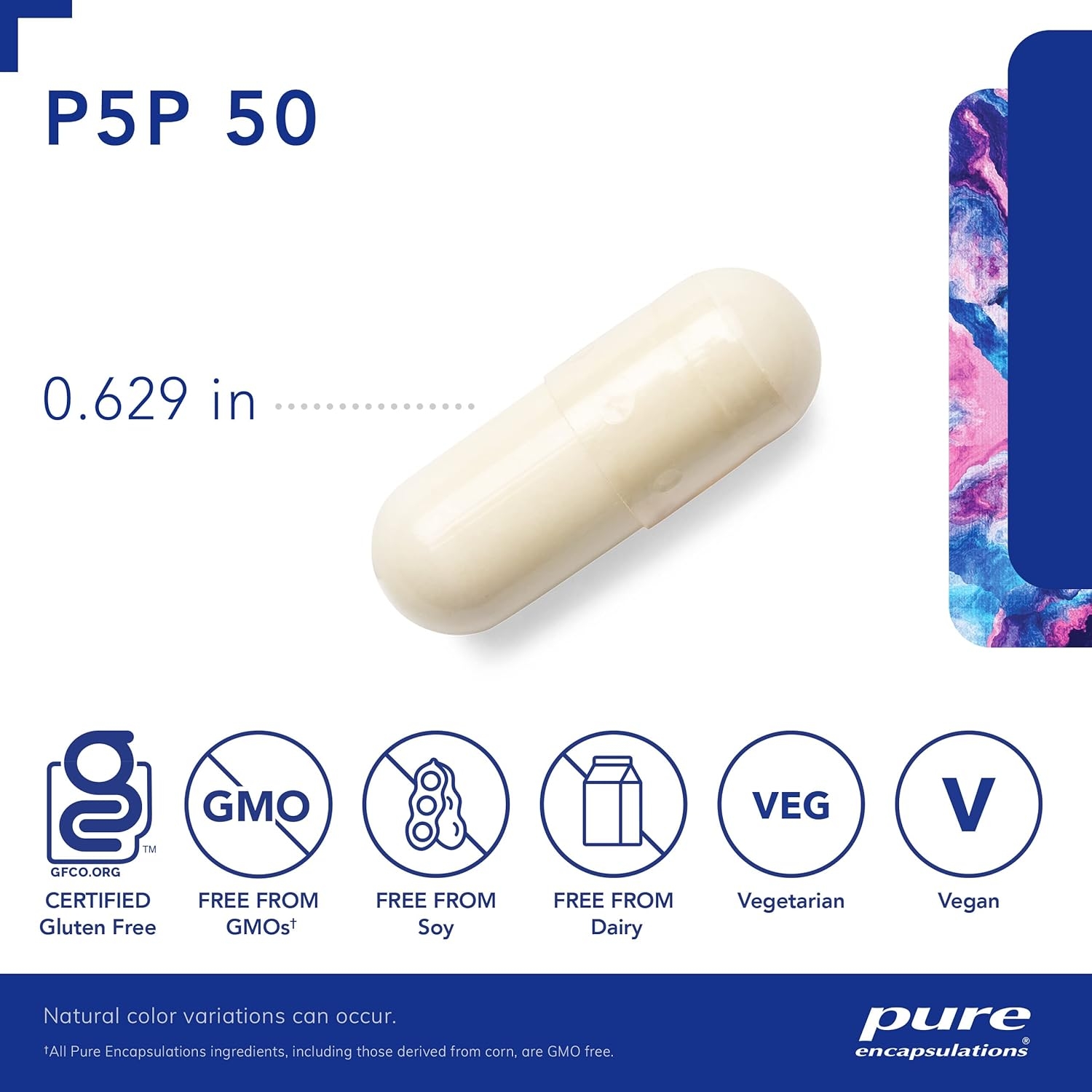 Pure Encapsulations P5P 50 | Vitamin B6 Supplement to Support Metabolism* | 60 Capsules