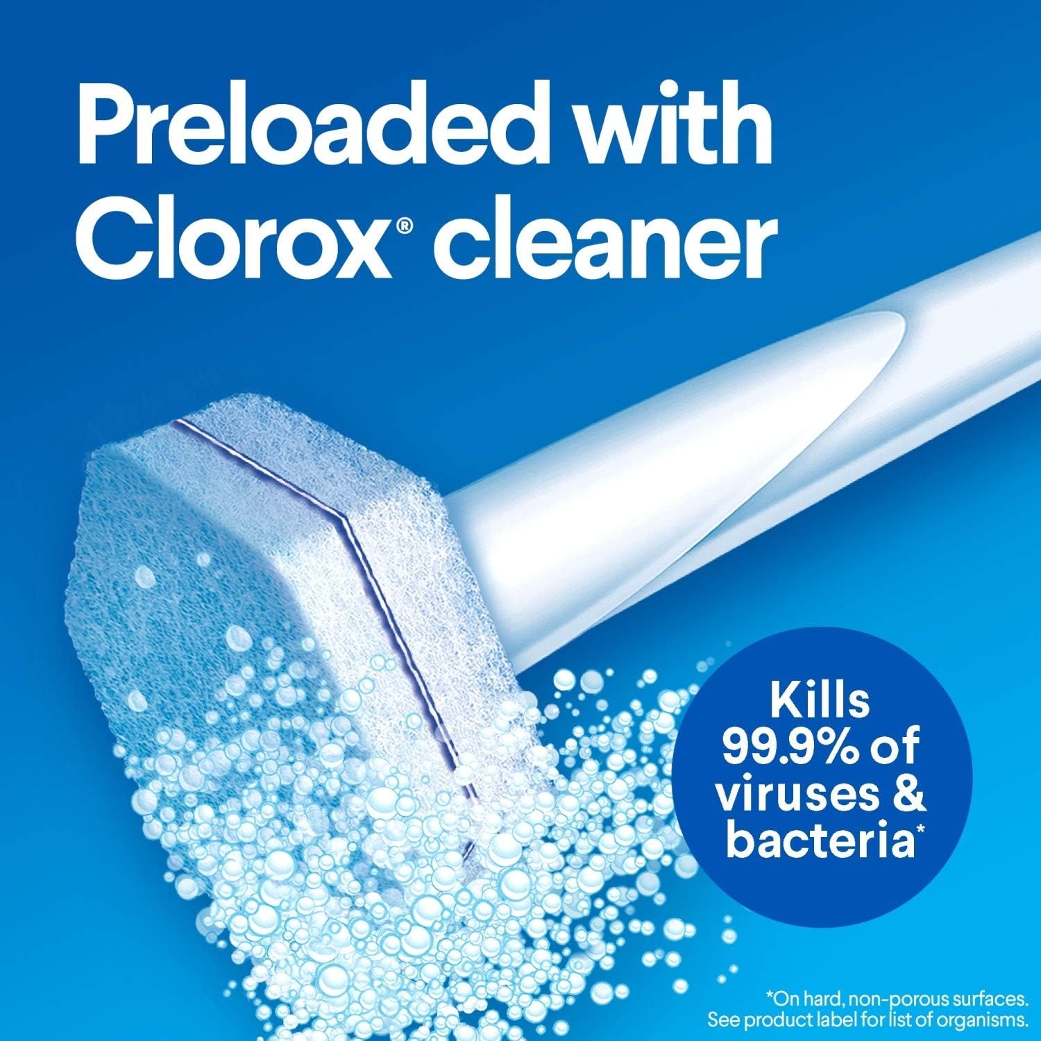 Clorox ToiletWand Disinfecting Refills, Rainforest Rush, 30 Ct (Package May Vary)