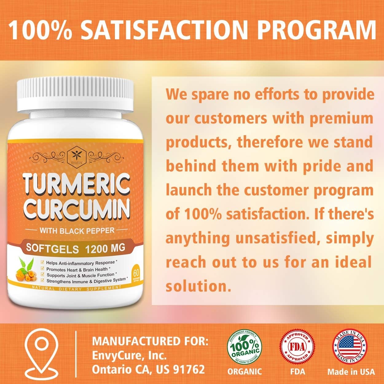 (2 Pack) Turmeric Curcumin Softgels 1200mg with BioPerine 95% Curcuminoids - Joint, Immune Support & Anti-Inflammation| Extra Strength Turmeric Curcumin Complex Antioxidant Supplement | 120 Softgels