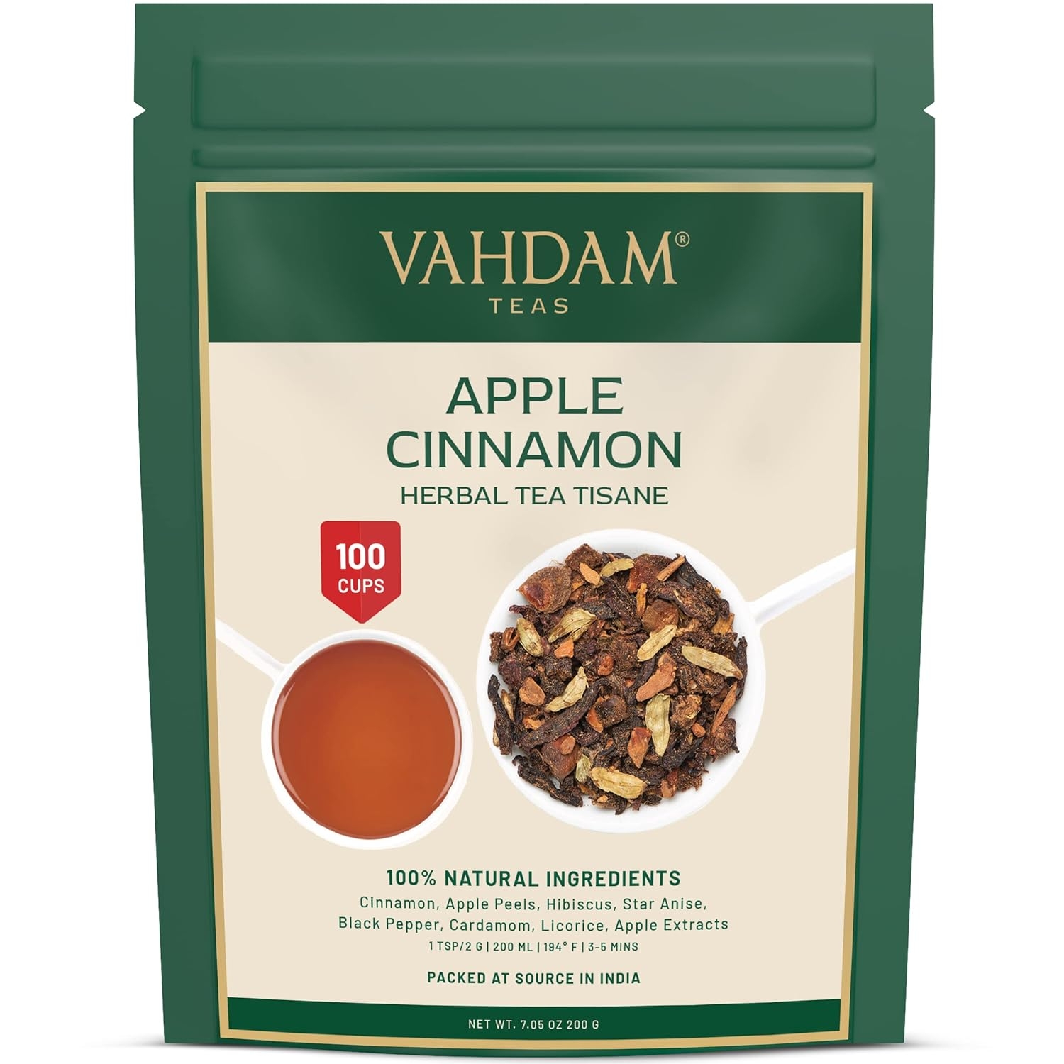 Apple Cinnamon Herbal Tea Tisane