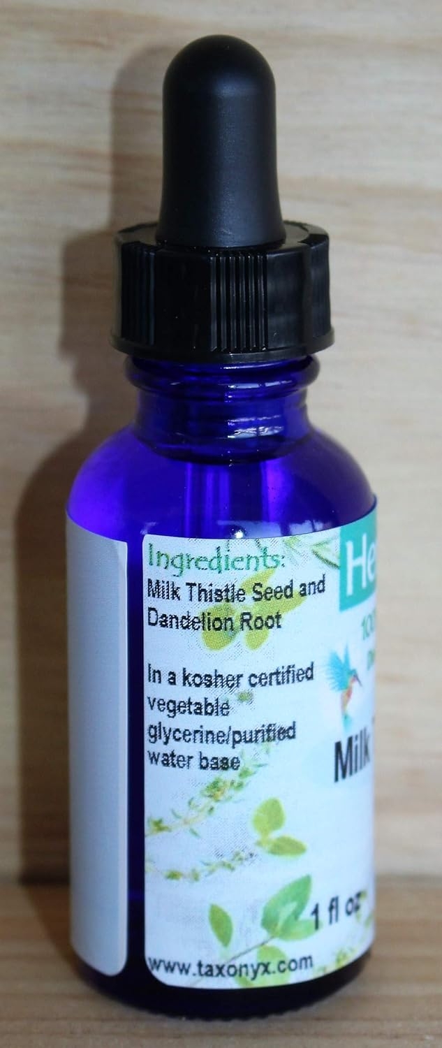 Taxonyx Science Inc Herbal Bird Rx Milk Thistle/Dandelion Liver Detox - Compare to Avitech! (1 fl oz)