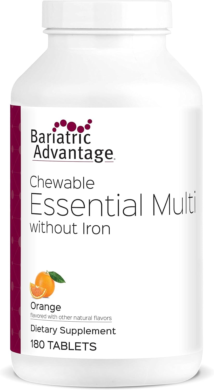 Bariatric Advantage Complete Chewable Multivitamin - 180 Count, Orange
