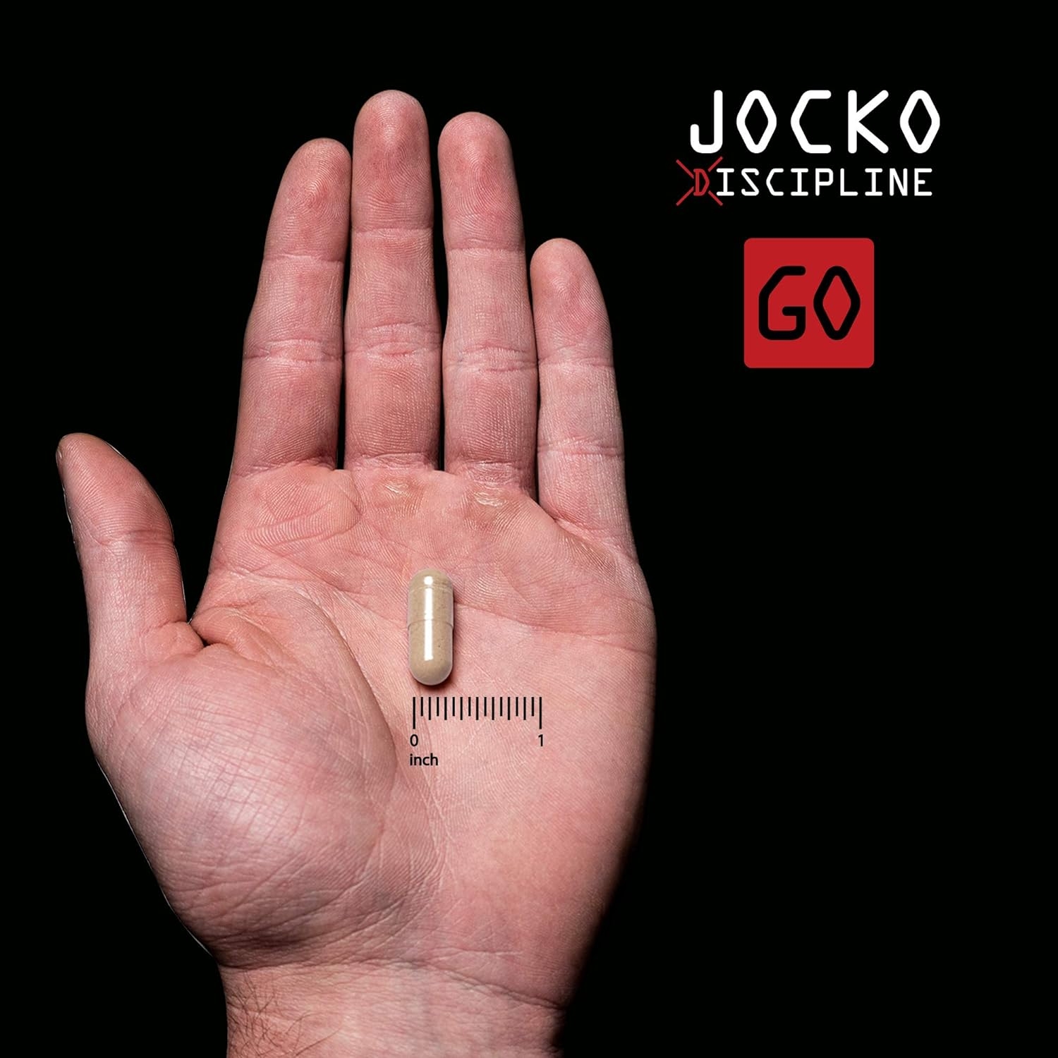 Jocko Discipline GO Concentrated Nootropic Brain Support - Preworkout Energy & Focus Booster - 30 Day Boost