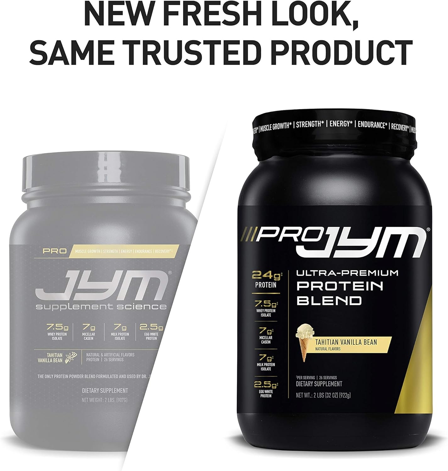 Pro Jym Protein Powder - Egg White, Milk, Whey protein isolates & Micellar Casein | JYM Supplement Science | Natural White Chocolate Raspberry, 4 Pound