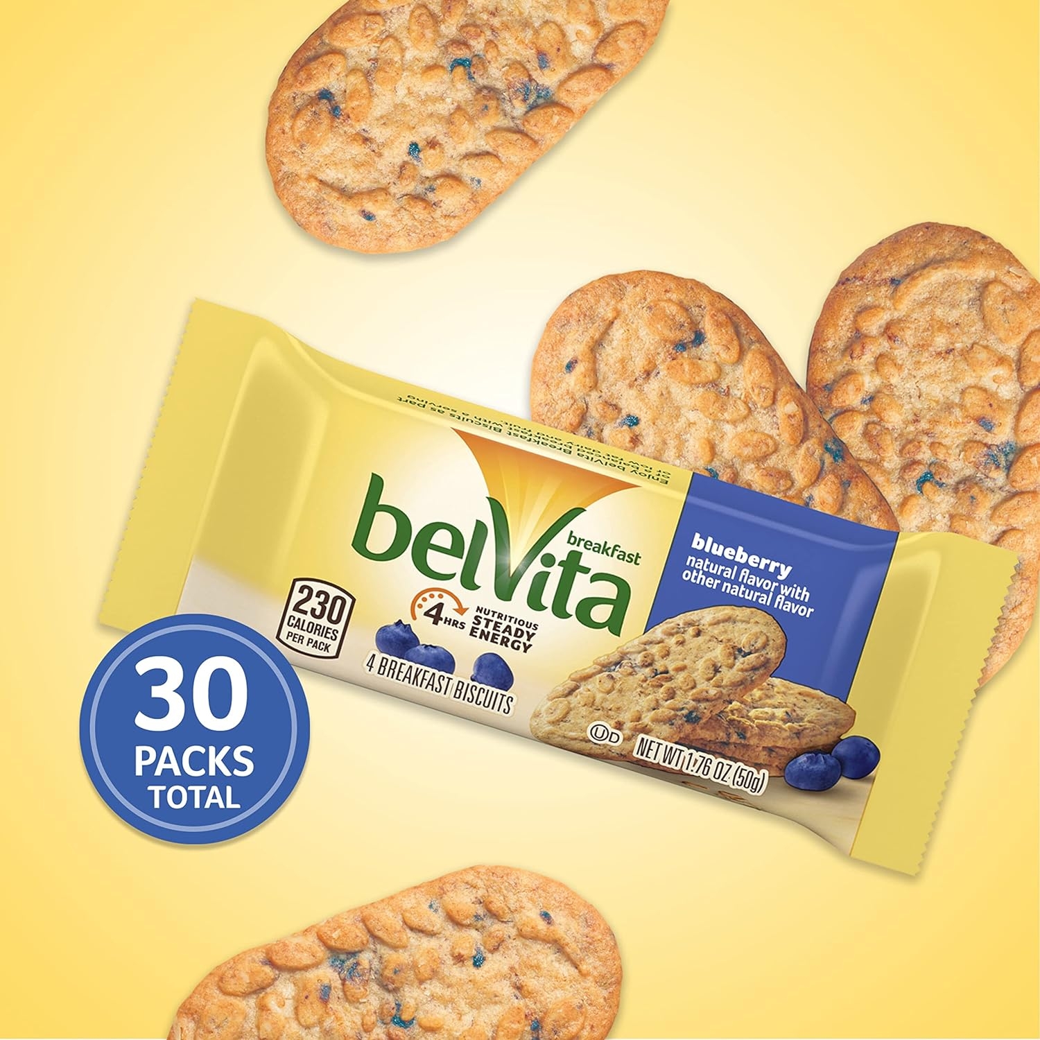 Belvita Biscuits, 6 Boxes of 5 Packs
