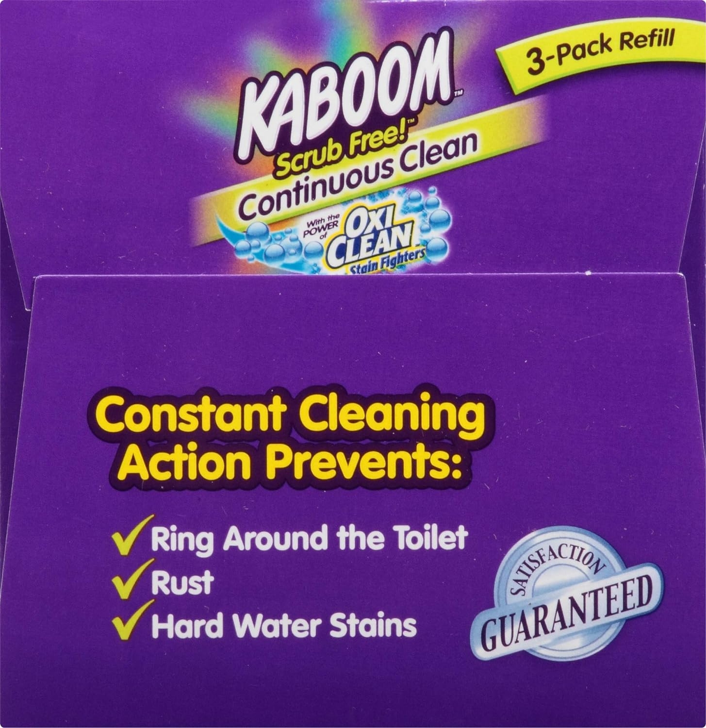 3-Pack Refill – Kaboom Scrub Free! Continuous Clean with OxiClean