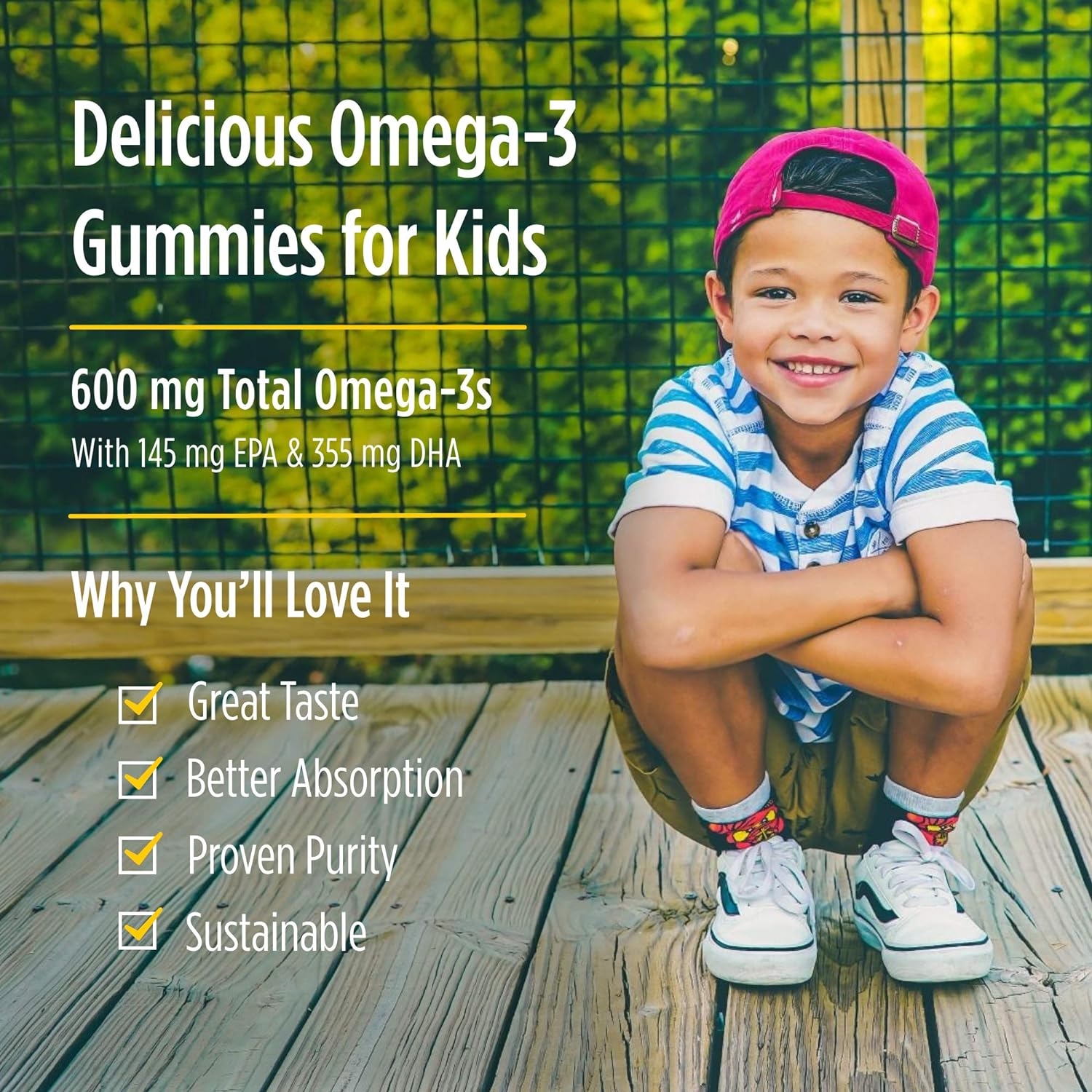 Nordic Naturals Children’s DHA Gummies, Tropical Punch - 30 Gummies - 600 mg Total Omega-3s with EPA & DHA - Brain Development, Learning, Healthy Immunity - Non-GMO - 30 Servings