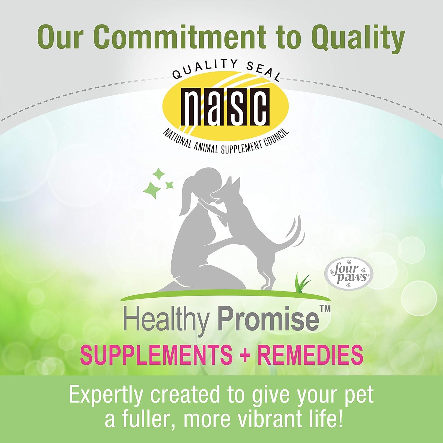 Four Paws Healthy Promise Dog Supplements, Tasty Superblend Dog Supplements & Remedies- Pre & Probiotic, Skin & Coat, Calming, Immunity, Multivitamin, Hip & Joint