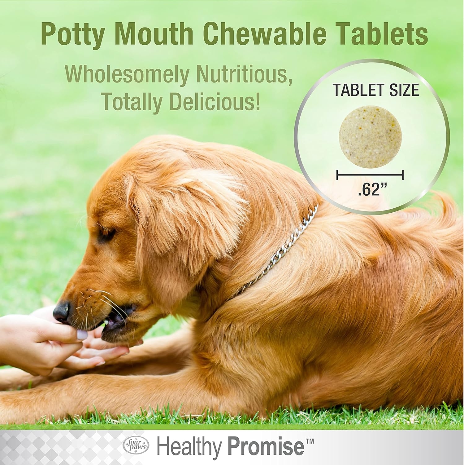 Four Paws Healthy Promise Potty Mouth Tablets - Coprophagia Stool ...